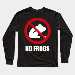 NO FROGS - Anti series - Nasty smelly foods - 21A Long Sleeve T-Shirt